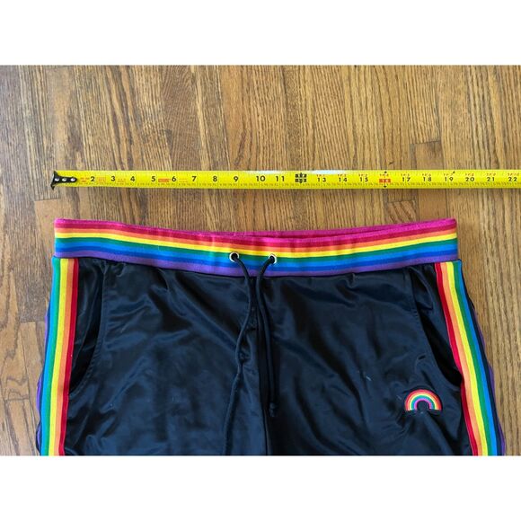CLUB EXX Black Rainbow Sweatpants Trousers  Women's Size 2XL - Picture 6 of 8